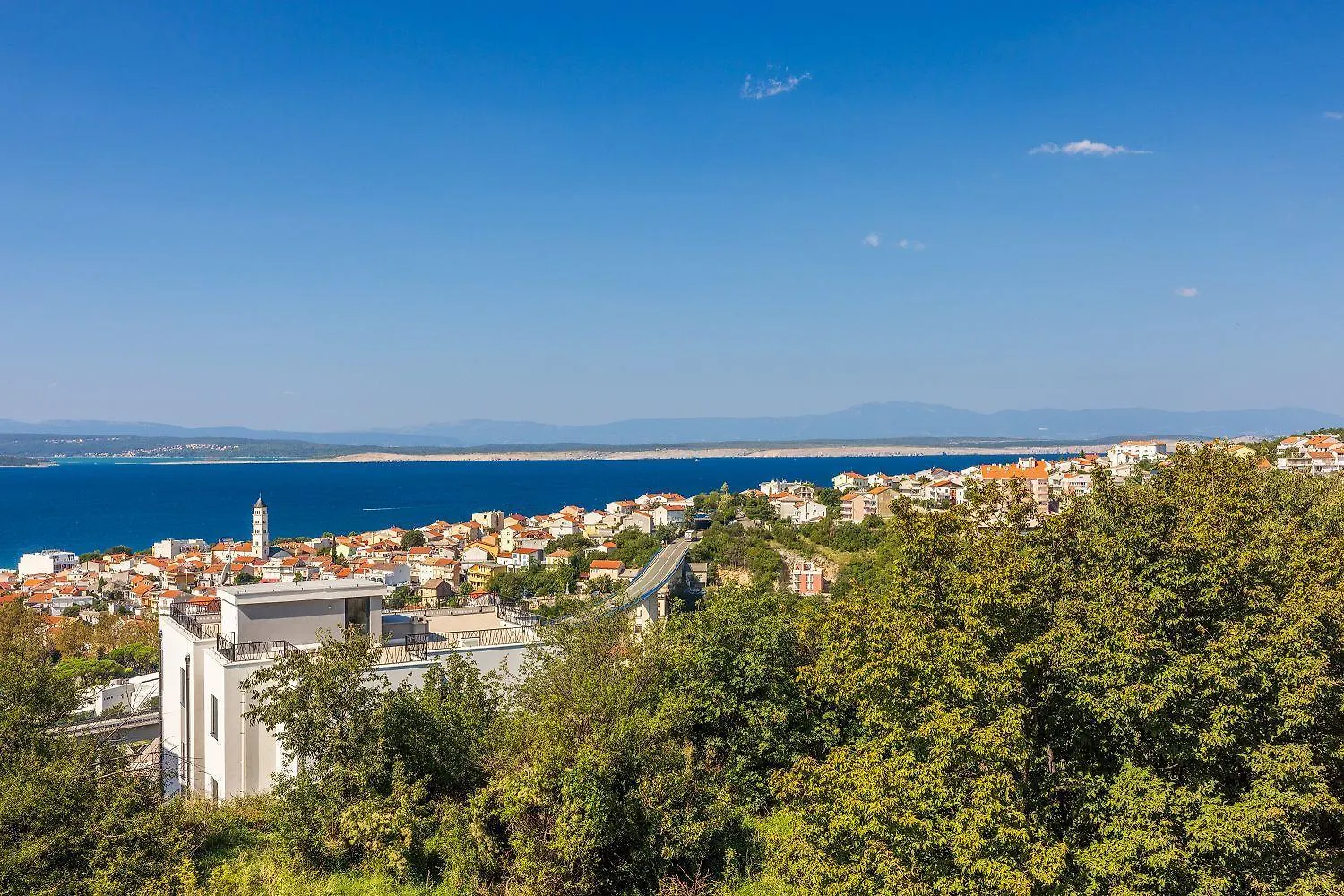 Meerblick Apartment Mit Wifi, Grill, Klima Und Strandnah Crikvenica