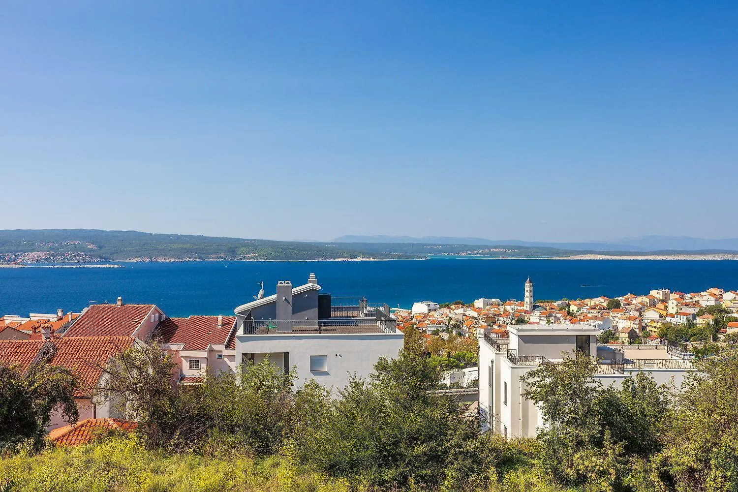 Meerblick Apartment Mit Wifi, Grill, Klima Und Strandnah Crikvenica