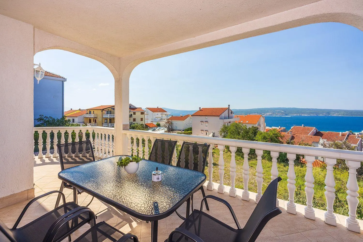 Meerblick Apartment Mit Wifi, Grill, Klima Und Strandnah Crikvenica Croatia