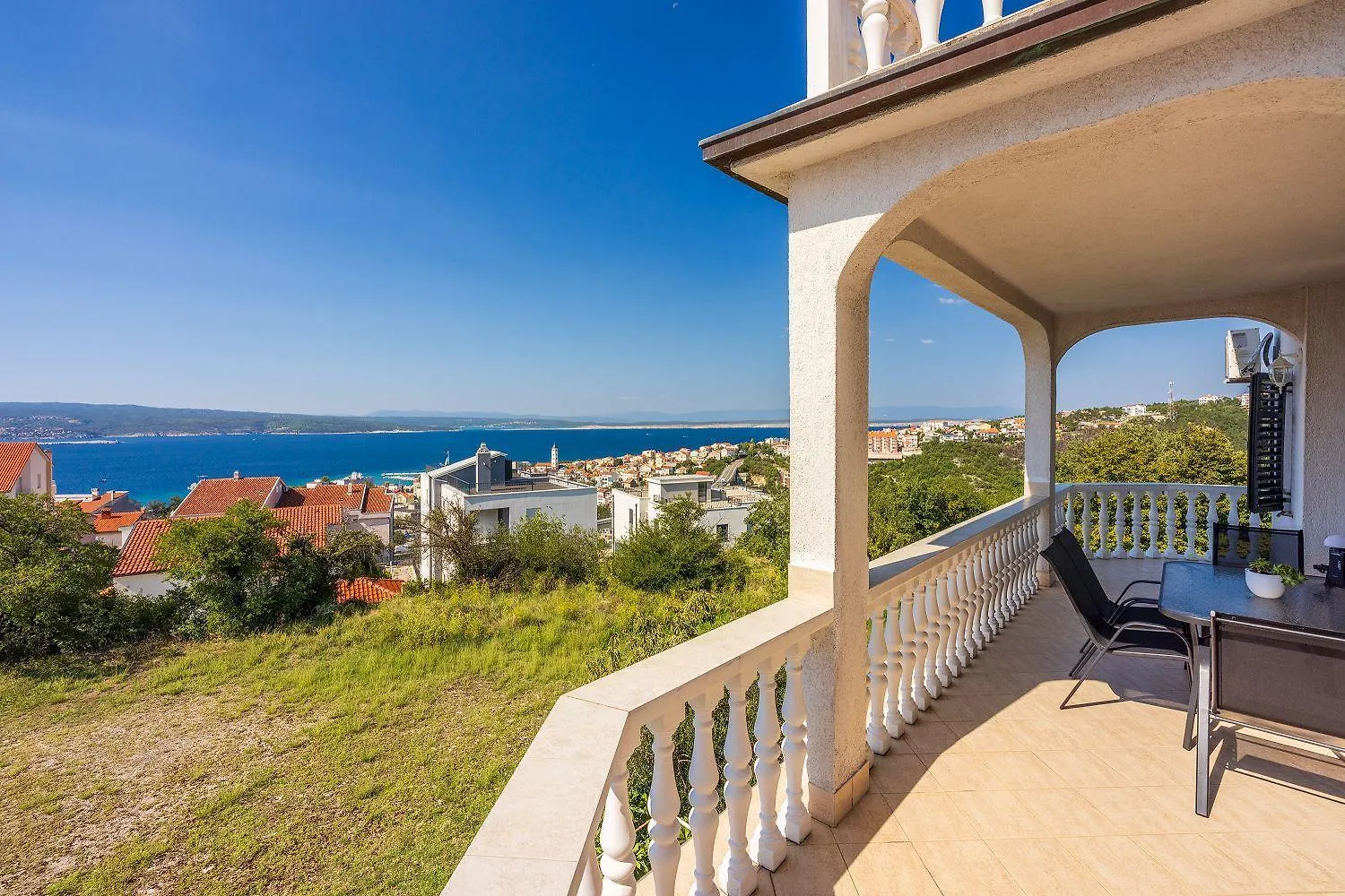 Meerblick Apartment Mit Wifi, Grill, Klima Und Strandnah Crikvenica 0*,  Croatia