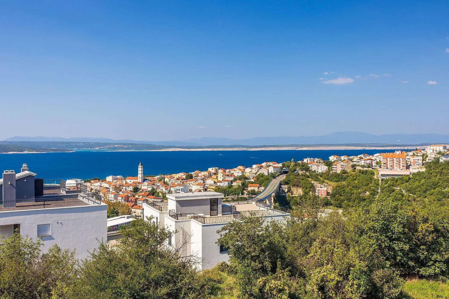 Meerblick Apartment Mit Wifi, Grill, Klima Und Strandnah Crikvenica