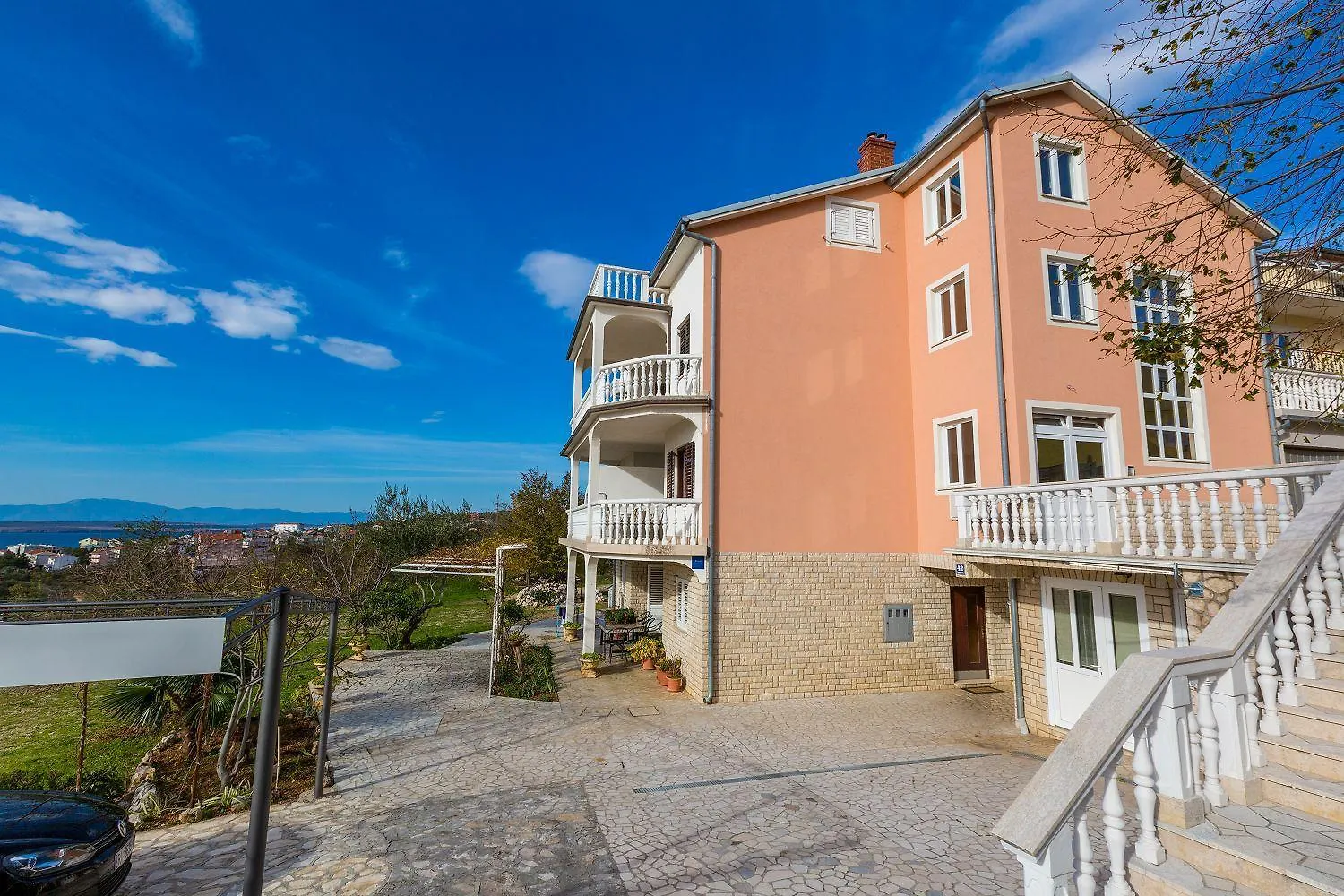 Meerblick Apartment Mit Wifi, Grill, Klima Und Strandnah Crikvenica